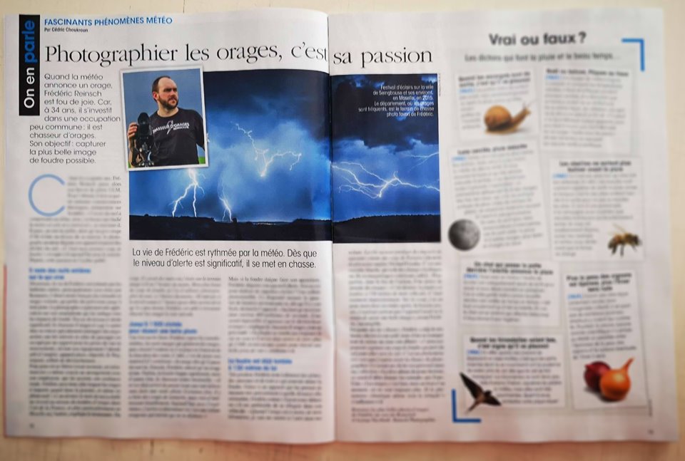 Photographier les orages, c’est sa passion